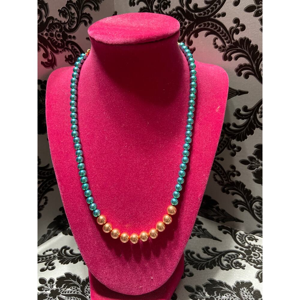 By Alexa Rae (BAR) Intergalitic beaded necklace